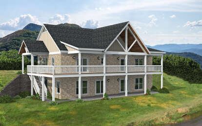 Mountain House Plan #940-00954 Elevation Photo