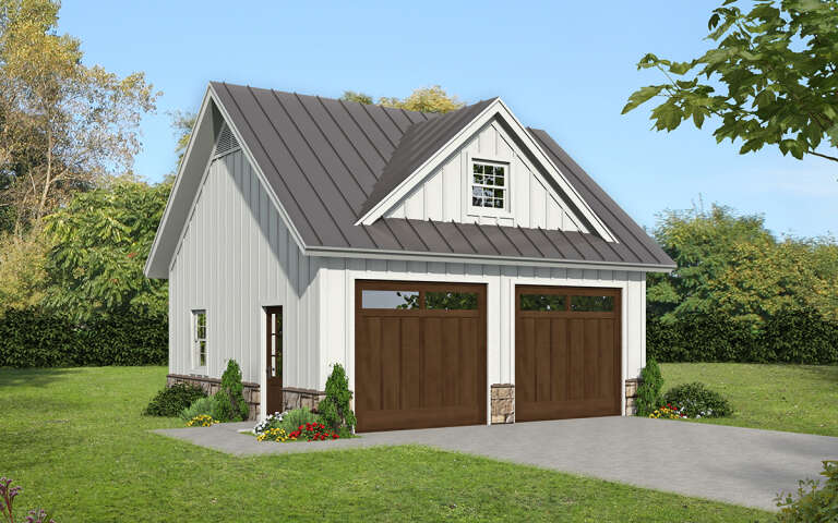 House Plan House Plan #30161 Angled Front Elevation