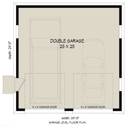 Garage Floor for House Plan #940-00955