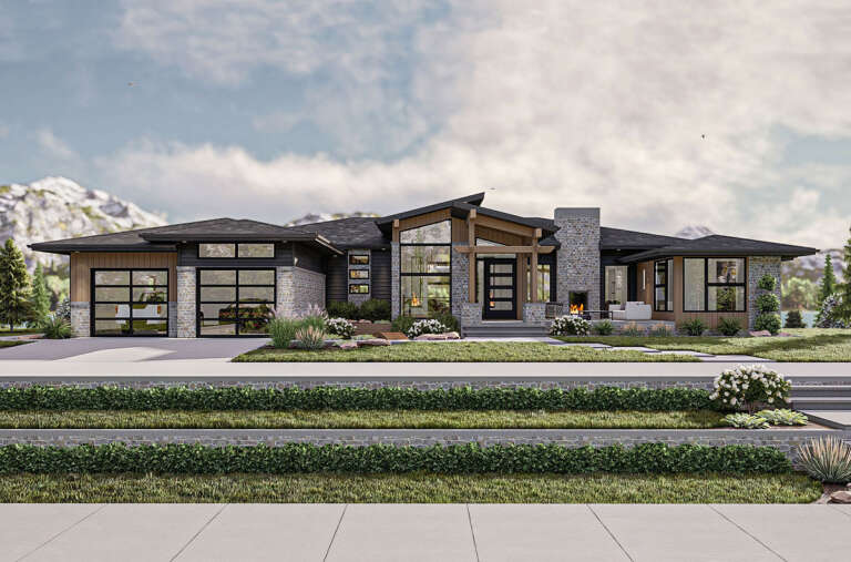 House Plan House Plan #30163 Front Elevation 