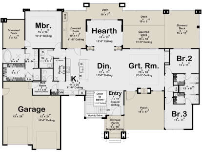 Main Floor  for House Plan #963-00860