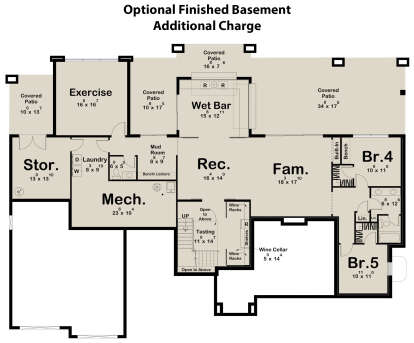 Basement for House Plan #963-00860