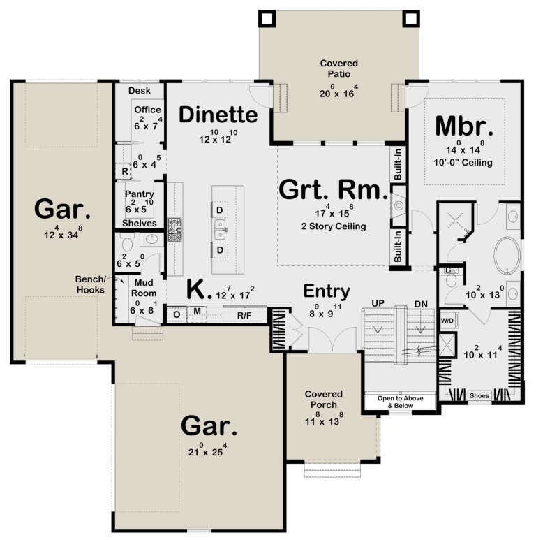 House Plan House Plan #30164 Drawing 1