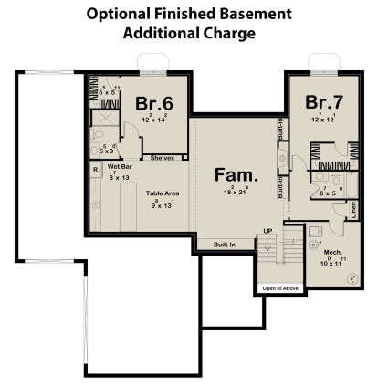 Basement for House Plan #963-00861