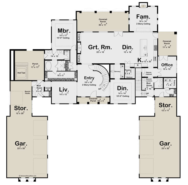 House Plan House Plan #30167 Drawing 1