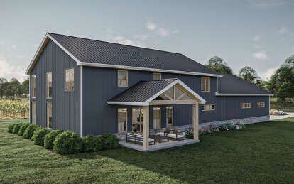 Barn House Plan #963-00865 Elevation Photo