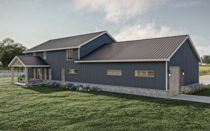 Barn House Plan #963-00865 Elevation Photo