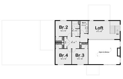 Second Floor for House Plan #963-00865