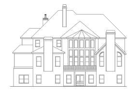 Tudor House Plan #009-00139 Elevation Photo