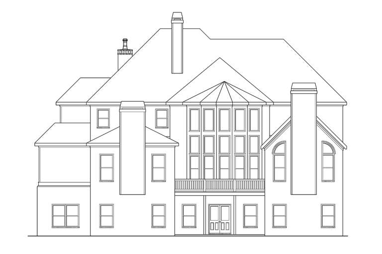Tudor House Plan #009-00139 Elevation Photo