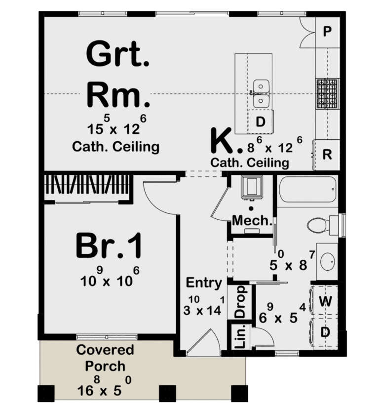 House Plan House Plan #30170 Drawing 1