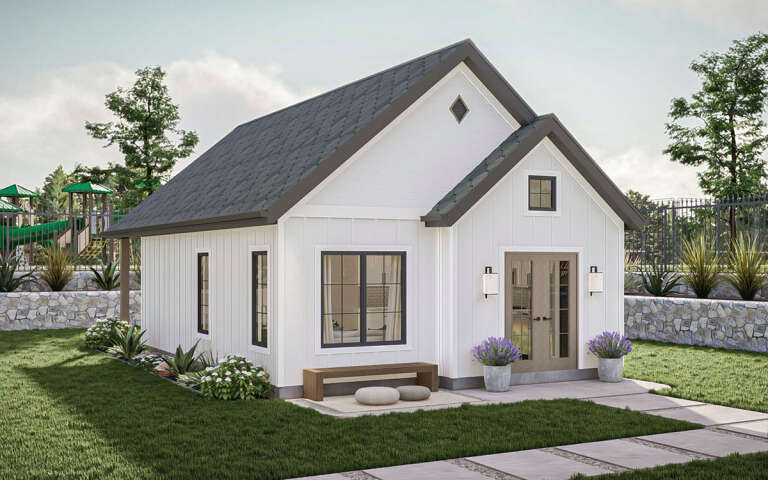 House Plan House Plan #30171 Angled Front Elevation