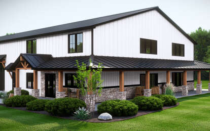 Barn House Plan #5032-00264 Elevation Photo
