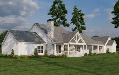 Modern Farmhouse House Plan #8318-00379 Elevation Photo