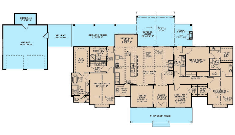House Plan House Plan #30177 Drawing 1