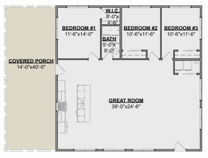 Main Floor for House Plan #1462-00087