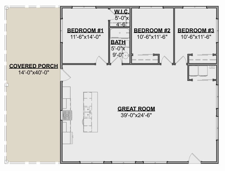 House Plan House Plan #30179 Drawing 1
