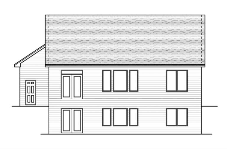 European House Plan #098-00066 Elevation Photo