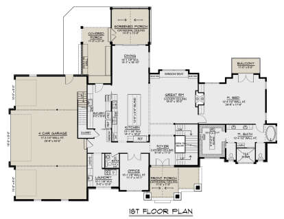 Main Floor  for House Plan #5032-00266