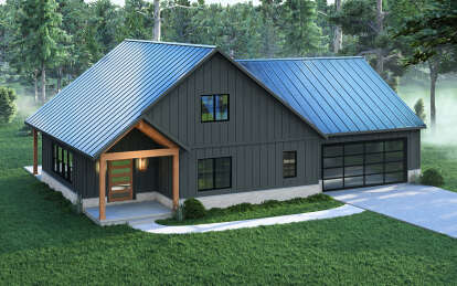Modern Farmhouse House Plan #5032-00268 Elevation Photo