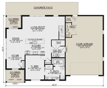 Main Floor for House Plan #5032-00268