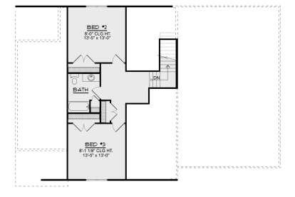 Second Floor for House Plan #5032-00268
