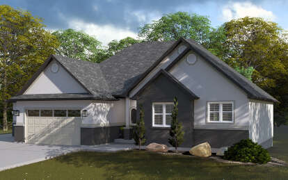 Traditional House Plan #2802-00264 Elevation Photo