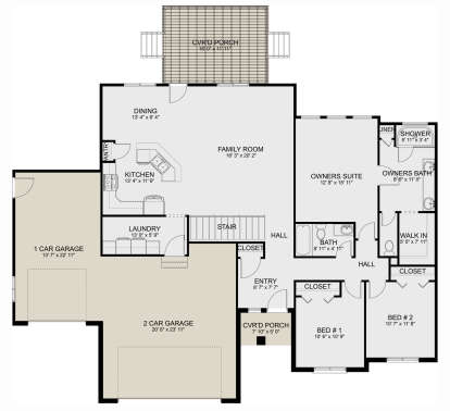 Main Floor for House Plan #2802-00264