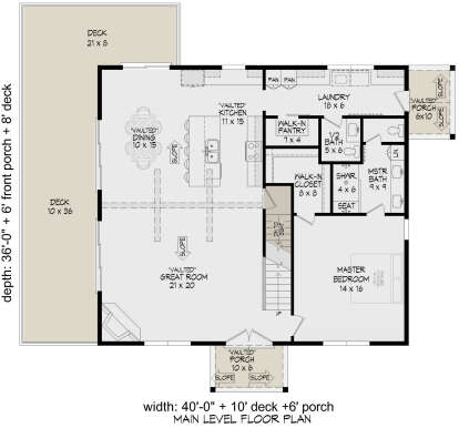 Main Floor for House Plan #940-00957