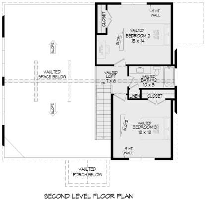 Second Floor for House Plan #940-00957