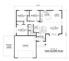 Main Floor for House Plan #098-00067