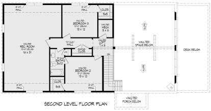 Second Floor for House Plan #940-00958