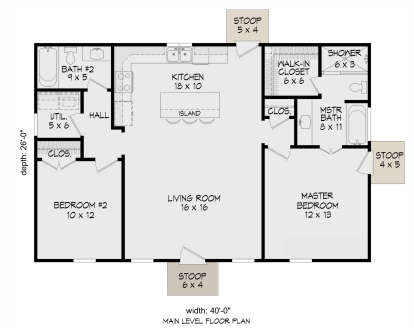 Main Floor for House Plan #940-00959