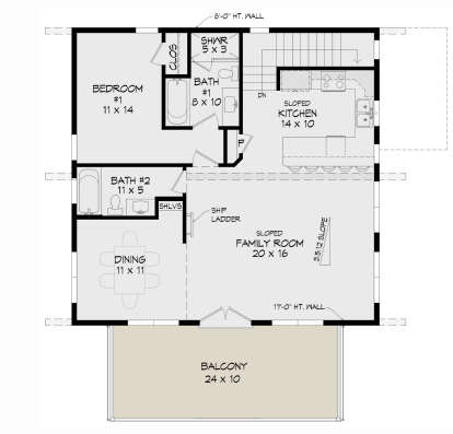 Main Floor for House Plan #940-00961