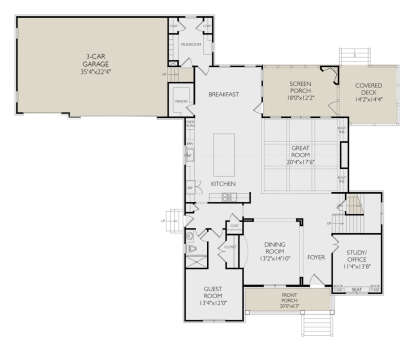 Main Floor for House Plan #957-00115