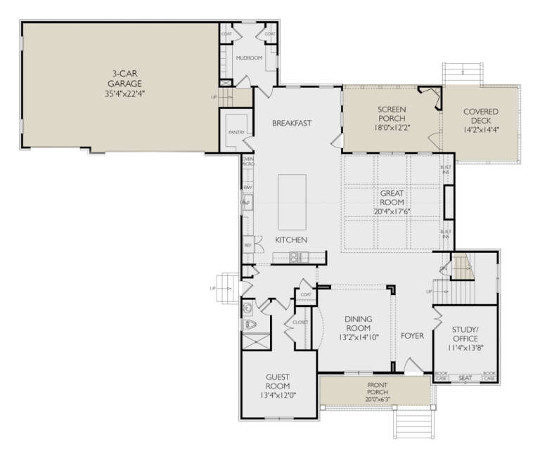 House Plan House Plan #30196 Drawing 1