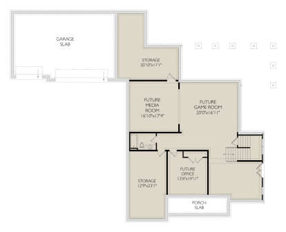 Basement for House Plan #957-00115