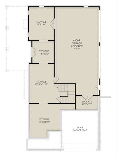 Basement for House Plan #957-00116