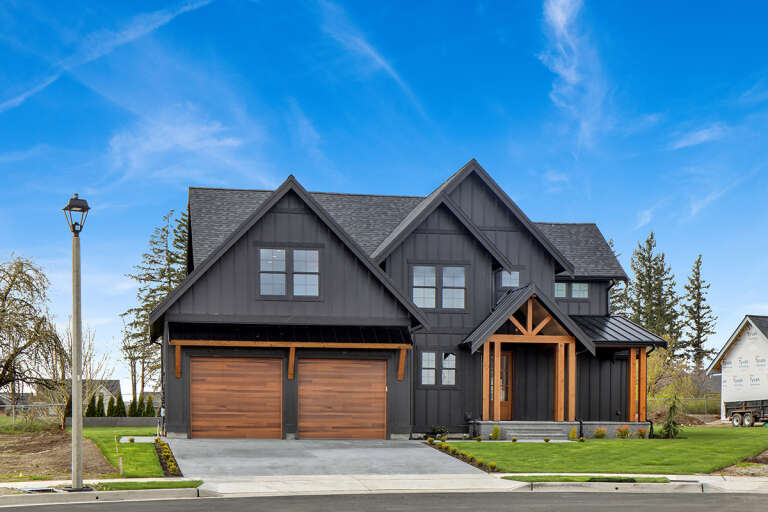 House Plan House Plan #30198 Angled Front Elevation