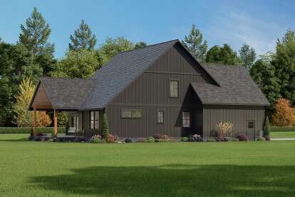 Modern Farmhouse House Plan #2464-00120 Elevation Photo