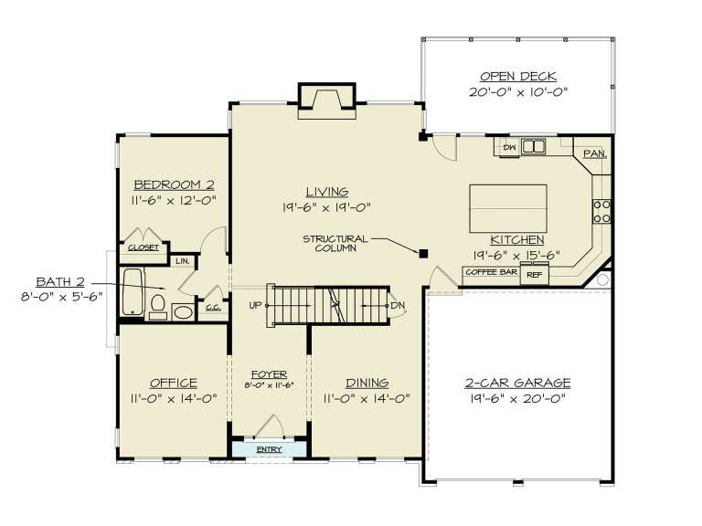 House Plan House Plan #30199 Drawing 1