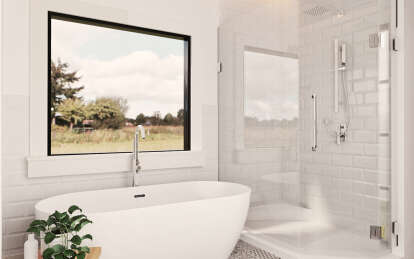 Modern Transitional House Plan #4195-00070 Additional Photo