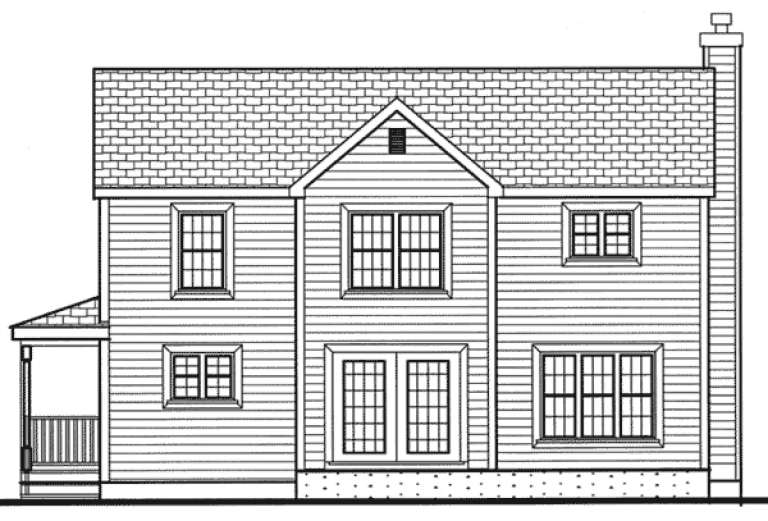 Country House Plan #033-00075 Elevation Photo