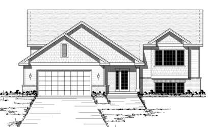 3 Bed, 1 Bath, 1445 Square Foot House Plan - #098-00068