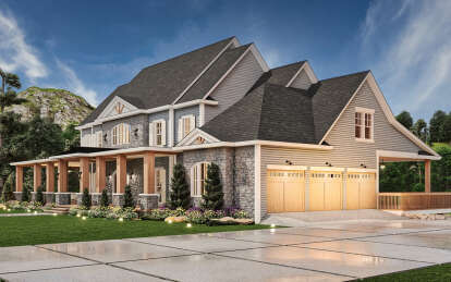 Craftsman House Plan #4195-00071 Elevation Photo