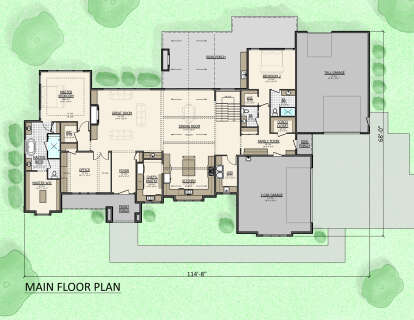 Main Floor for House Plan #1958-00032