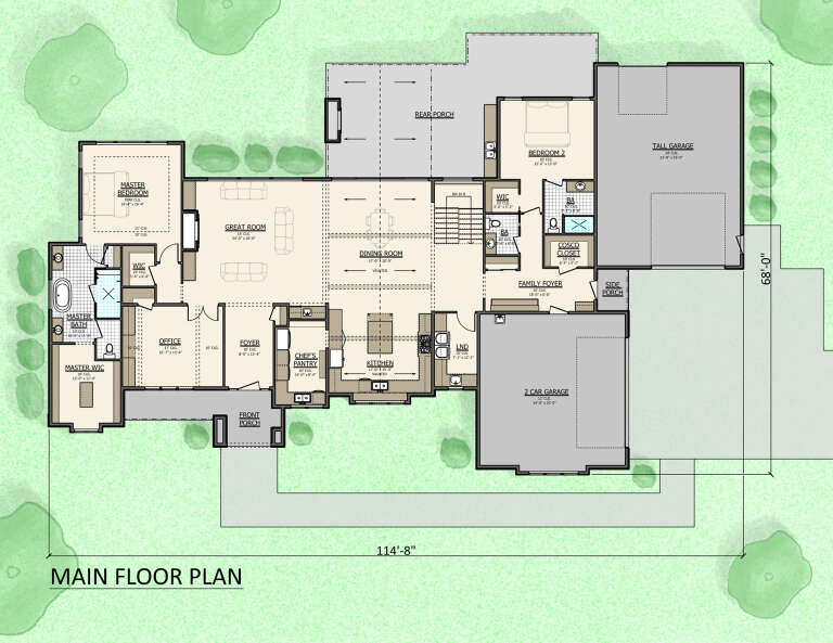 House Plan House Plan #30205 Drawing 1