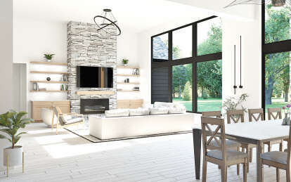 Modern Transitional House Plan #1958-00032 Additional Photo