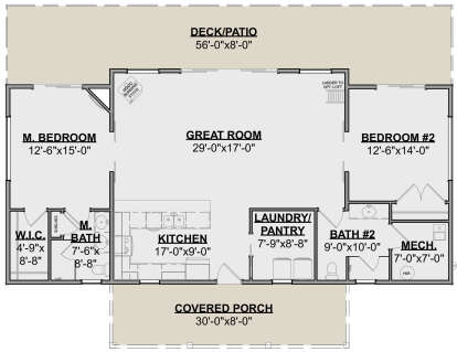 Main Floor  for House Plan #1462-00089
