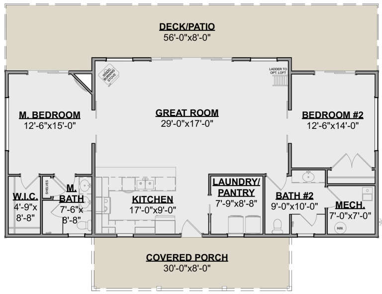House Plan House Plan #30207 Drawing 1